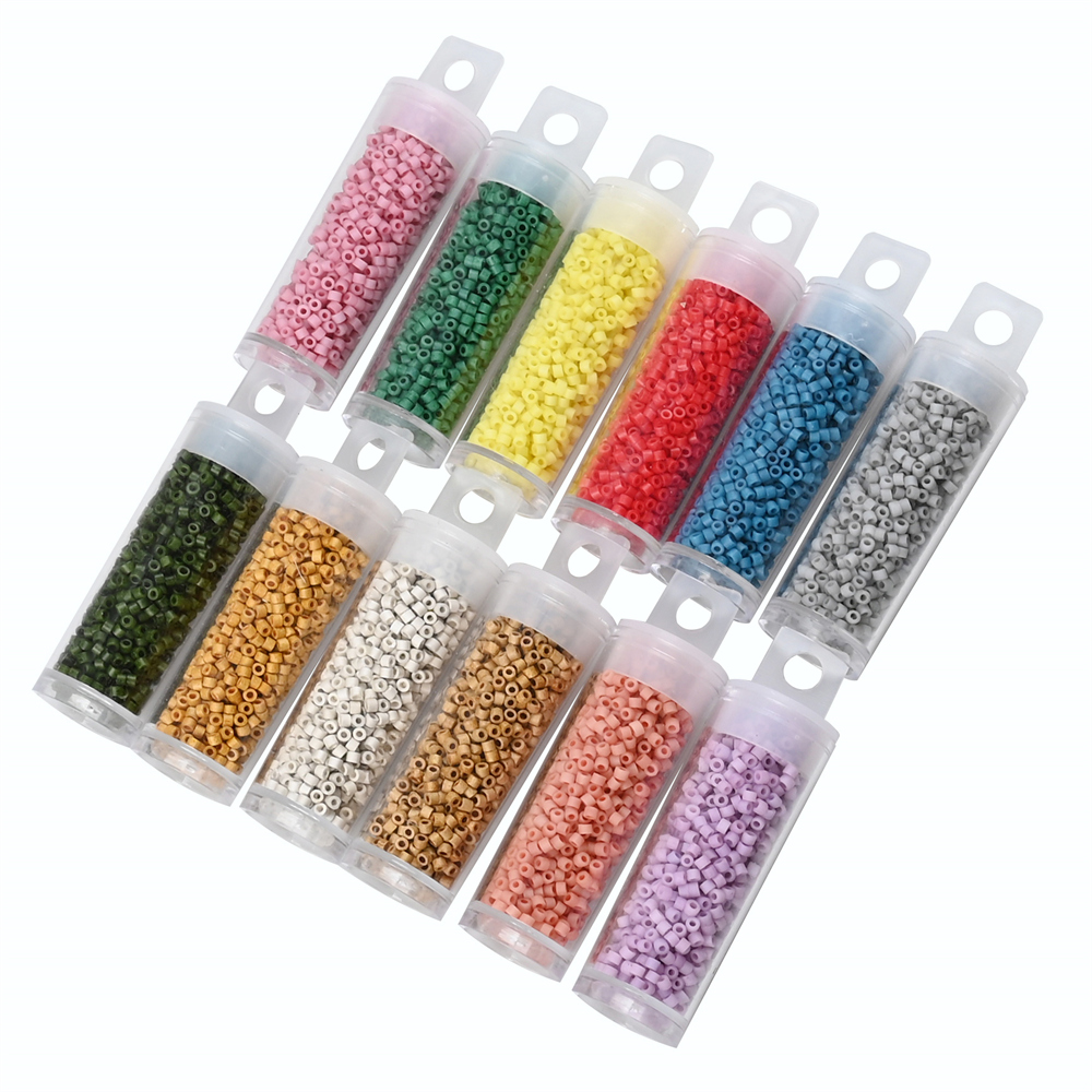 Glass Seed Beads 2Mm Jewelry Making - 10Gram Manik-manik Kaca Kecil Buram Jepang