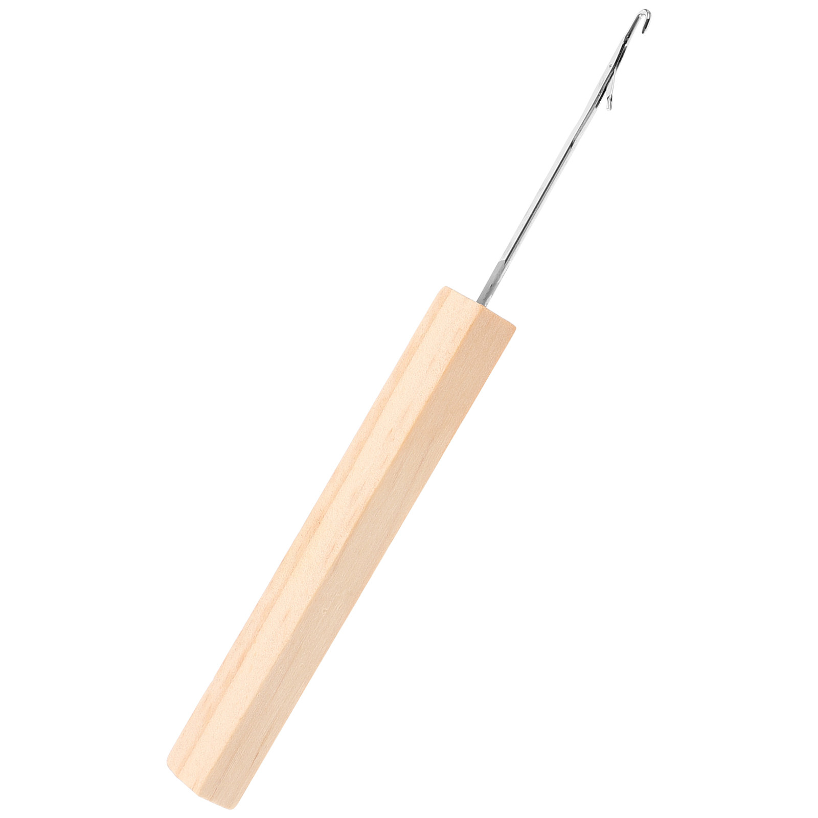 Wooden Crochet Hooks Ergonomic Handle - Set Alat Merajut Profesional, Terbuat dari