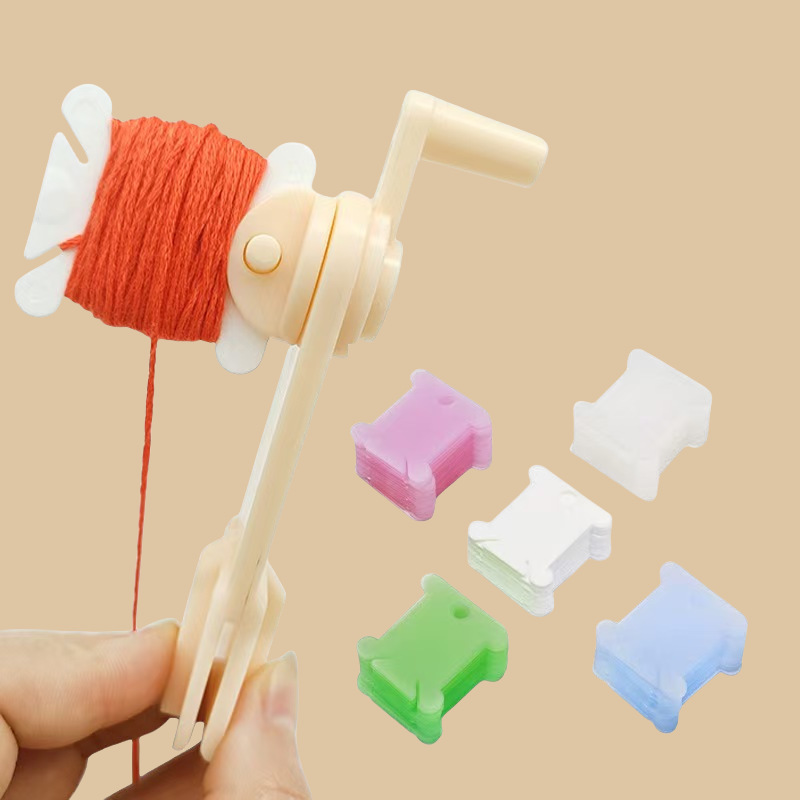 Cotton Embroidery Thread Skeins - 1 set Gulungan Benang Bordir, Perlengkapan