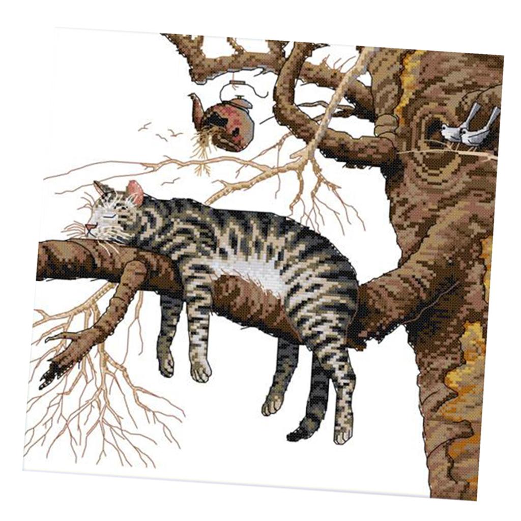 Cross Stitch Stamped Kits Beginners - Kit Sulaman Silang Bermotif untuk Pemula,