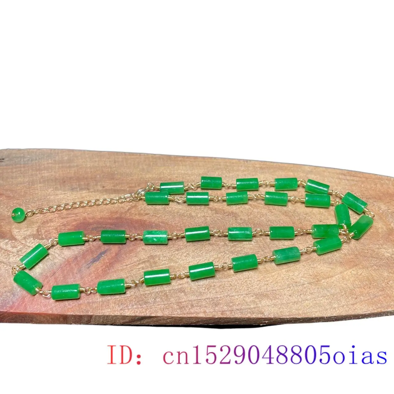 Kalung Manik-manik Giok Hijau  - Beading ulasan dan harga