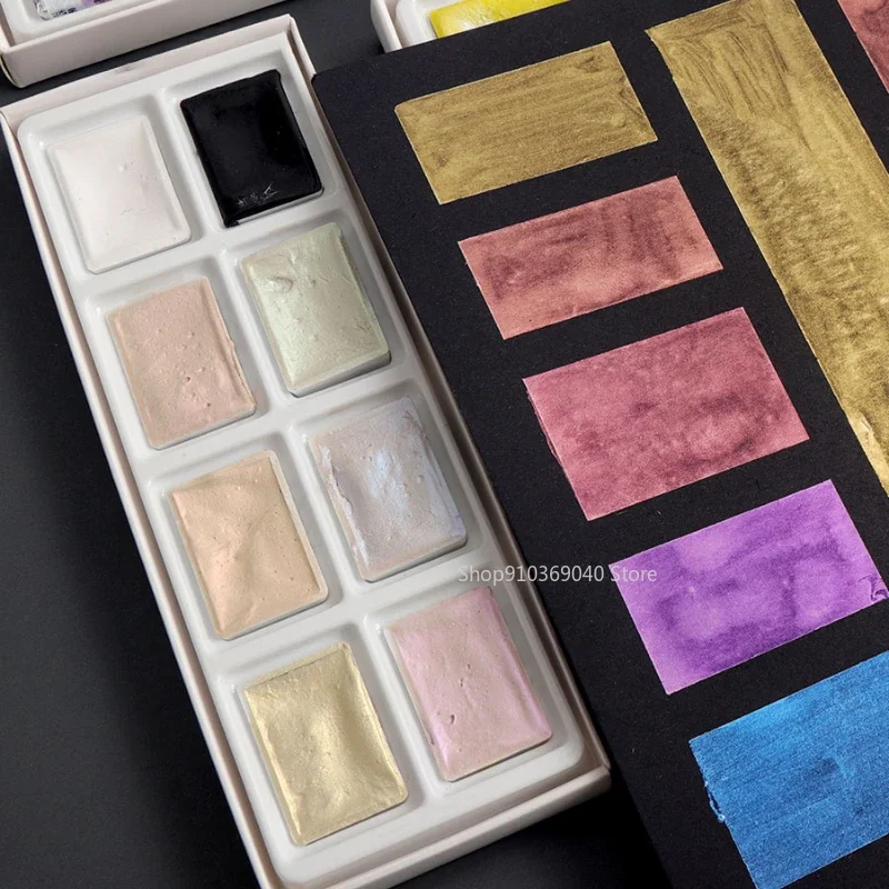 2024 baru putih malam Master p - Watercolor Paint Set Solid Pigment ulasan dan harga