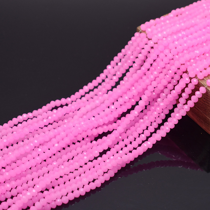 Persik Cerah Merah Muda 1 2 3  - Glass Seed Beads 2Mm Jewelry Making ulasan dan harga