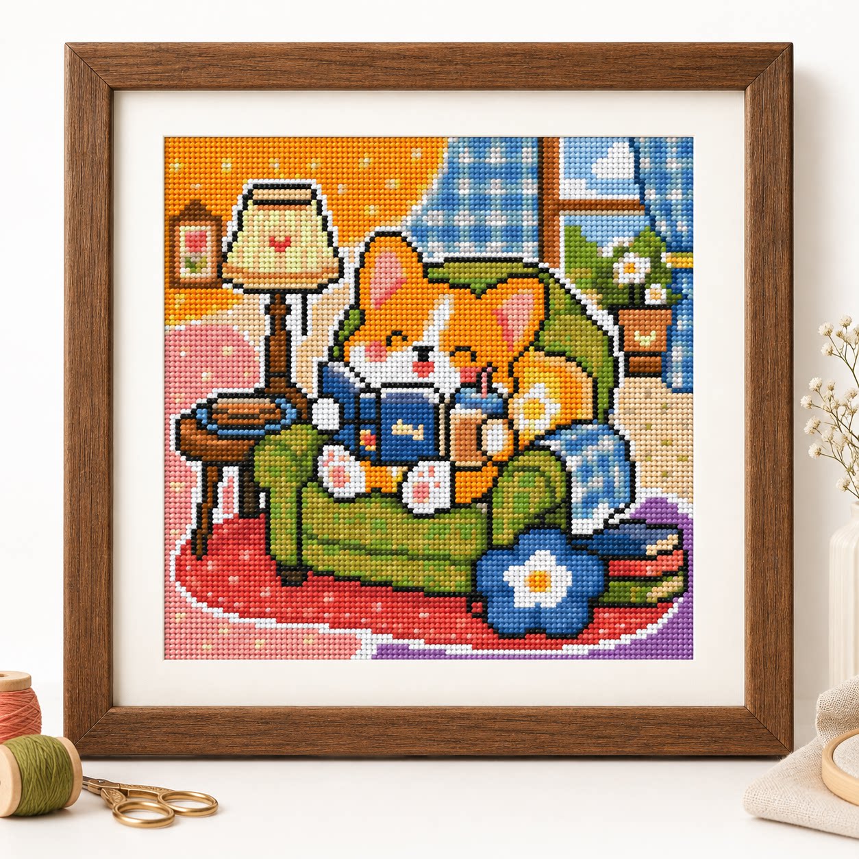 [Stitch lengkap] [CC6338 – Ana - Cross Stitch Stamped Kits Beginners ulasan dan harga
