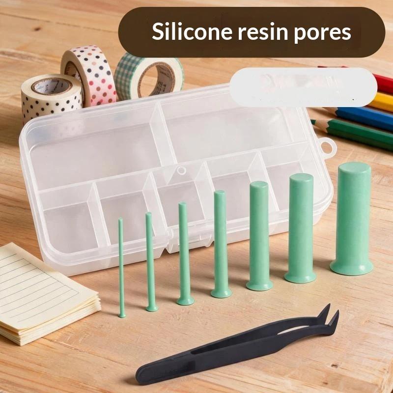 Set Pembuat Lubang Resin 7 Uku - Silicone Epoxy Resin Molds Set ulasan dan harga