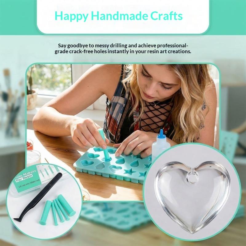 Set Pembuat Lubang Resin 7 Uku - Silicone Epoxy Resin Molds Set ulasan dan harga